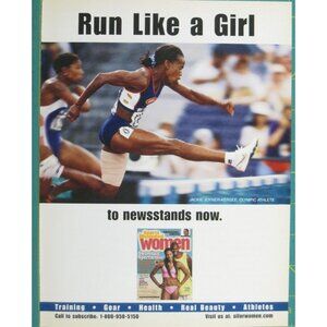Print Ad Run Like A Girl Jackie Joyner-Kersee Sports Illustrated Women